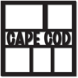 Cape Cod - 5 Frames - Scrapbook Page Overlay
