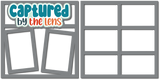 Captured by the Lens - 2 Frames - (2) Scrapbook Page Layered Overlay Kit