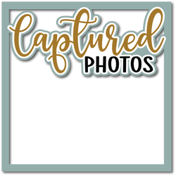 Captured Photos - Layered Overlay - Digital Cut File - SVG - INSTANT DOWNLOAD