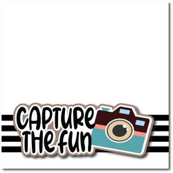 Capture the Fun - Printed Premade Scrapbook Page 12x12 Layout