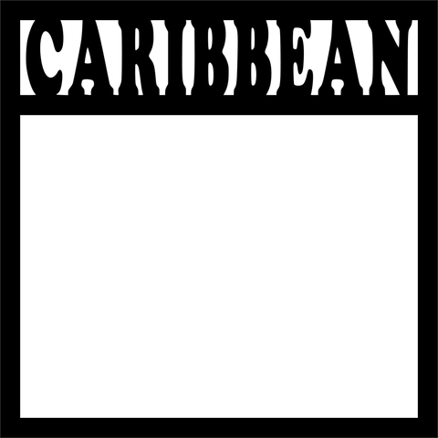 Carribbean - Scrapbook Page Overlay