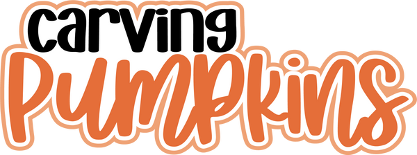 Carving Pumpkins - Digital Cut File - SVG - INSTANT DOWNLOAD