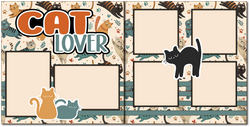 Cat Lover - Scrapbook Double Page Kit