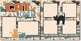 Cat Lover - Scrapbook Double Page Kit