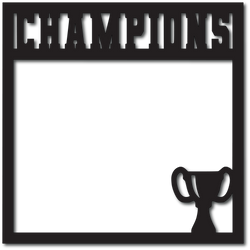 Champions - Scrapbook Overlay - Digital Cut File - SVG - INSTANT DOWNLOAD