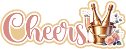 Cheers - Scrapbook Page Title Sticker