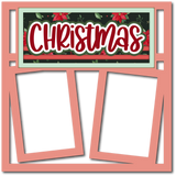 Christmas - 2 Frames - Scrapbook Page Layered Overlay Kit