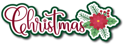 Christmas - Scrapbook Page Title Sticker