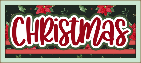 Christmas - Scrapbook Page Title Sticker