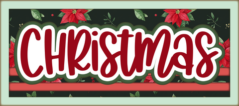 Christmas - Scrapbook Page Title Sticker