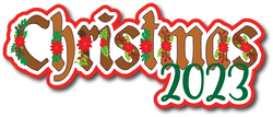 Christmas 2023 - Scrapbook Page Title Sticker
