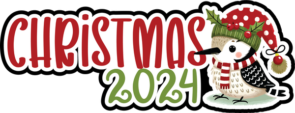 Christmas 2024 - Scrapbook Page Title Sticker