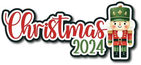 Christmas 2024 - Scrapbook Page Title Sticker