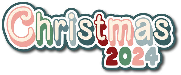 Christmas 2024 - Scrapbook Page Title Sticker