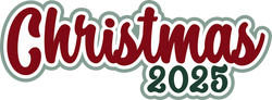 Christmas 2025 - Scrapbook Page Title Sticker
