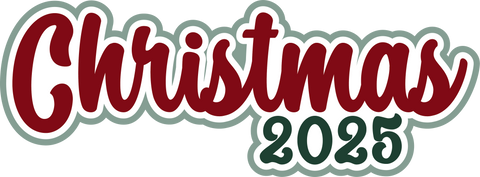 Christmas 2025 - Scrapbook Page Title Die Cut