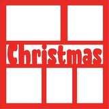 Christmas - 5 Frames - Scrapbook Page Overlay Die Cut
