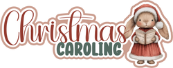 Christmas Caroling - Scrapbook Page Title Sticker