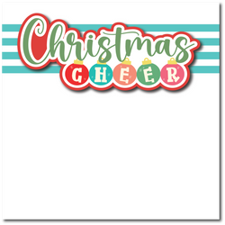 Christmas Cheer - Printed Premade Scrapbook Page 12x12 Layout