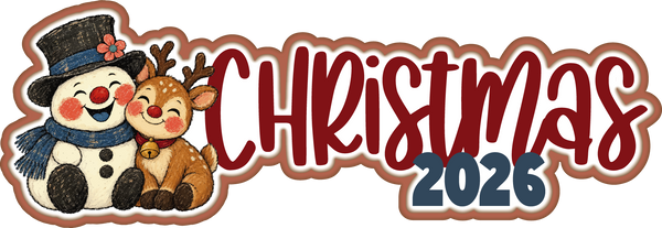 Christmas 2026 - Scrapbook Page Title Die Cut