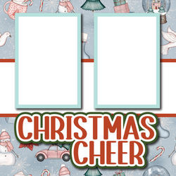 Christmas Cheer - Printed Premade Scrapbook Page 12x12 Layout