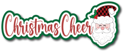 Christmas Cheer - Scrapbook Page Title Sticker