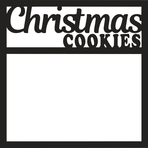 Christmas Cookies - Scrapbook Page Overlay