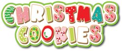 Christmas Cookies - Scrapbook Page Title Die Cut