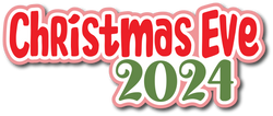 Christmas Eve 2024 - Scrapbook Page Title Sticker