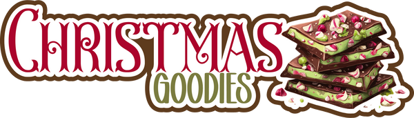 Christmas Goodies - Scrapbook Page Title Sticker