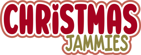 Christmas Jammies - Digital Cut File - SVG - INSTANT DOWNLOAD