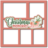 Christmas Memories - 5 Frames - Scrapbook Page Layered Overlay Kit