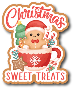 Christmas Sweet Treat - Scrapbook Page Title Sticker