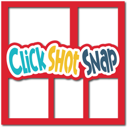 Click Snap Shot - 3 Frames - Layered Overlay - Digital Cut File - SVG - INSTANT DOWNLOAD