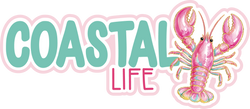 Coastal Life - Scrapbook Page Title Sticker