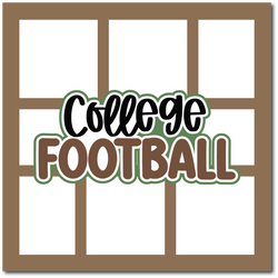 College Football - Scrapbook Single Page Kit