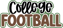 College Football - Digital Cut File - SVG - INSTANT DOWNLOAD