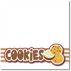 Cookies -  Printed Premade Scrapbook Page 12x12 Layout