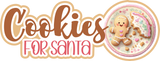 Cookies for Santa - 5 Frames - Scrapbook Page Layered Overlay Kit