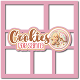 Cookies for Santa - 5 Frames - Scrapbook Page Layered Overlay Kit