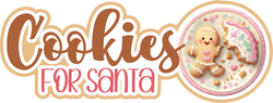 Cookies for Santa - Scrapbook Page Title Sticker