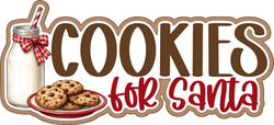 Cookies for Santa - Scrapbook Page Title Sticker
