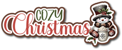 Cozy Christmas - Scrapbook Page Title Sticker