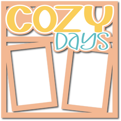 Cozy Day - Layered Overlay - Digital Cut File - SVG - INSTANT DOWNLOAD
