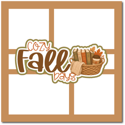 Cozy Fall Days - Scrapbook Single Page Kit