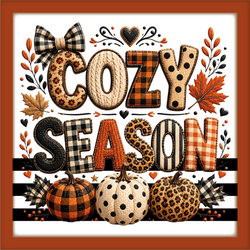 Cozy Season - Scrapbook Page Title Sticker