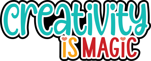 Creativity is Magic - Scrapbook Page Title Sticker