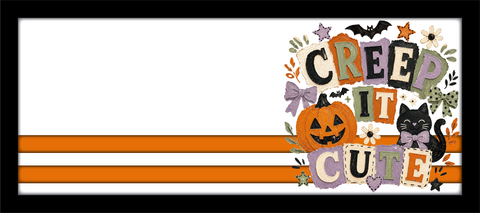Creep it Cute - Scrapbook Page Title Die Cut