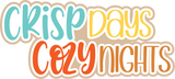 Crisp Days Cozy Nights - Scrapbook Page Layered Overlay Kit
