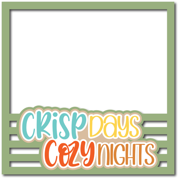 Crisp Days Cozy Nights - Scrapbook Page Layered Overlay Kit